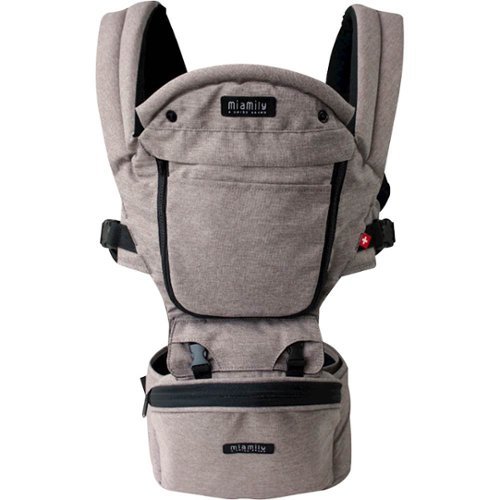 MiaMily - HIPSTER PLUS 3D Baby Carrier - Stone Gray-Front_Standard 