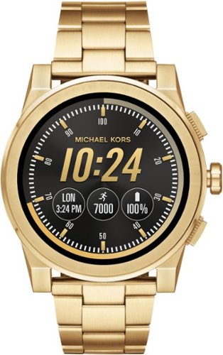 Michael Kors - Access Grayson Smartwatch 47mm Stainless Steel - Gold-Front_Standard 
