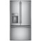 GE - Profile Series 22.2 Cu. Ft. French Door in Door Counter-Depth Refrigerator-Front_Standard
