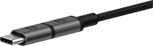 mophie - PRO 6.6' Lightning/Micro USB-to-USB Charge-and-Sync Cable - Black-Angle_Standard 