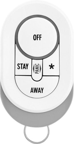 Samsung - SmartThings ADT Keychain Remote - White-Front_Standard 