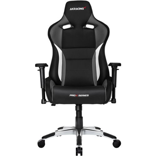 AKRACING - PROX Gaming Polyurethane Leather and High-Density Molded Foam Chair - Gray