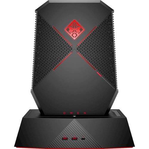 OMEN X Desktop - Intel Core i7-7820HK - 16GB Memory - NVIDIA GeForce GTX 1080 - 1TB Solid State Drive - HP finish in jet black-Front_Standard 