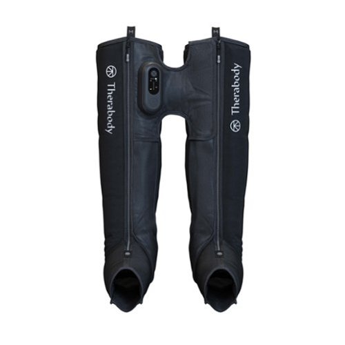 Therabody - JetBoots Prime - Ultra-Portable Wireless Compression Boots For Easy Leg Recovery - Short - Black