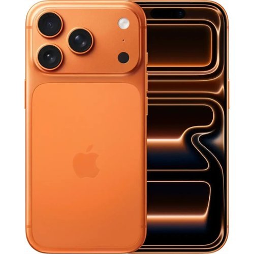 Apple - Refurbished Excellent - iPhone 17 Pro Max 1TB 6.9" 5G Fully Unlocked, Cosmic - Orange-Front_Standard 