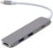 HyperDrive - USB Type-C Hub with 4K HDMI Support for Select Apple and Google Laptops - Space Gray-Front_Standard