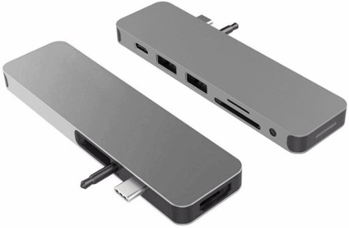 Hyper 7-Port Universal USB-C Hub - USB-C Docking Station for Laptops - Space Gray WORLDWIDE DELIVERY
