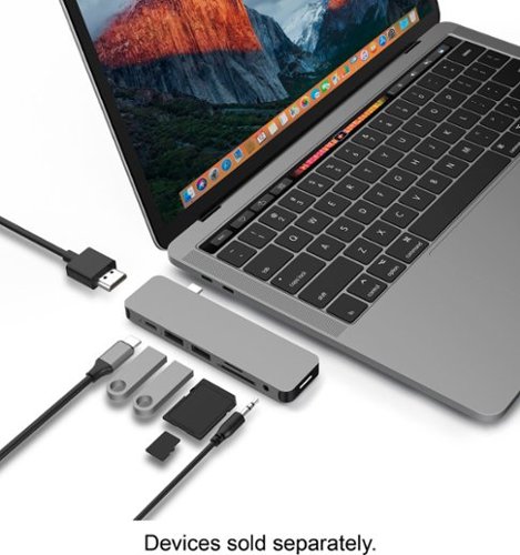 Hyper 7-Port Universal USB-C Hub - USB-C Docking Station for Laptops - Space Gray SHOP ONLINE
