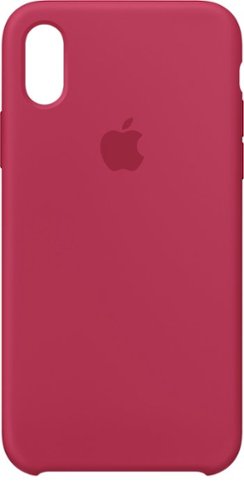  Apple - iPhone® X Silicone Case - Rose Red