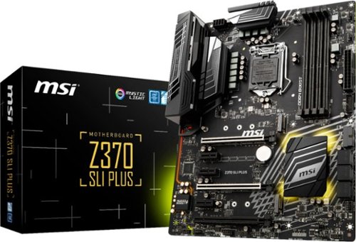 MSI - Z370 SLI PLUS (Socket LGA1151) USB 3.1 Gen 1 Intel Motherboard - Black-Front_Standard 