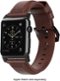 Nomad - Classic Leather Watch Strap for Apple Watch ® 38mm and 40mm - Brown-Angle_Standard