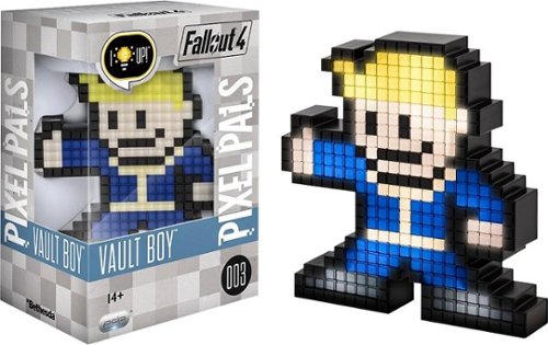  PDP - PIXEL PALS Bethesda Fallout 4 Vault Boy - Black/blue/yellow/brown