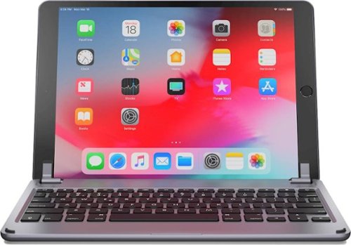  Brydge - Wireless Keyboard for Apple® iPad® Air (2019) and 10.5-inch iPad Pro - Space Gray