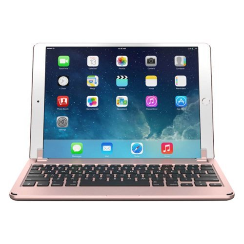 Brydge - 10.5 Wireless Keyboard for Apple® 10.5" iPad® Pro - Rose gold-Front_Standard 