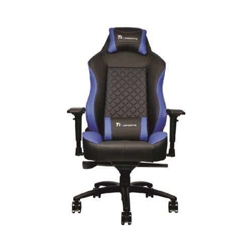 Tt eSPORTS - GT Comfort Gaming Chair - Black/Blue-Front_Standard 
