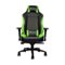 Tt eSPORTS - Ashford 4-Leg Faux Leather and High-Density Foam Dining Chairs (Set of 2) - Black/Green-Front_Standard