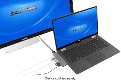 Hyper 7-Port Universal USB-C Hub - USB-C Docking Station for Laptops - Silver WORLDWIDE DELIVERY