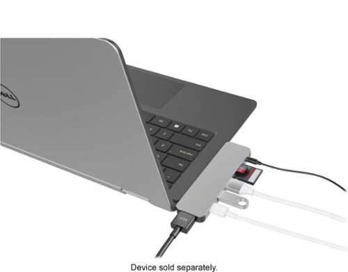 Hyper 7-Port Universal USB-C Hub - USB-C Docking Station for Laptops - Silver WHERE TO BUY