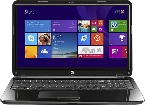  HP - TouchSmart 15.6&quot; Touch-Screen Laptop - Intel Core i3 - 4GB Memory - 500GB Hard Drive - Black Licorice