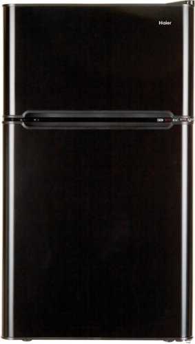 Haier - 3.2 Cu. Ft. Mini Fridge - Black-Front_Standard 
