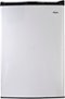 Haier - 4.5 Cu. Ft. Mini Fridge - Virtual steel-Front_Standard