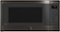 GE Profile - 2.2 Cu. Ft. Microwave - Black stainless steel-Front_Standard