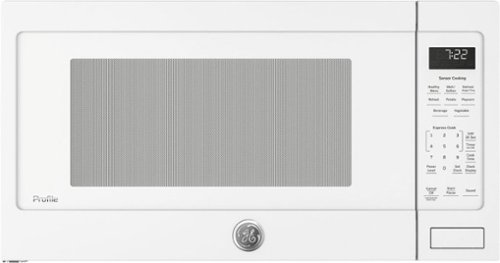 GE Profile - 2.2 Cu. Ft. Microwave - White on white
