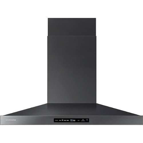 Samsung - 36" Range Hood with WiFi and Bluetooth - Black stainless steel