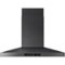 Samsung - 36" Range Hood with WiFi and Bluetooth - Black stainless steel-Front_Standard 