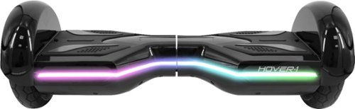 Hover-1 - Horizon Electric Self-Balancing Scooter w/8.4 mi Max Operating Range & 7.4 mph Max Speed - Black-Front_Standard 