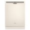 Whirlpool - 24" Tall Tub Built-In Dishwasher with Stainless Steel Tub - Biscuit-Front_Standard