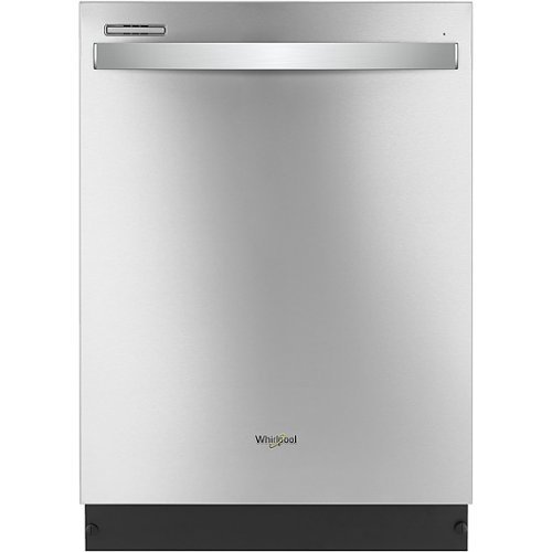 "Whirlpool - 24"" Tall Tub Built-In Dishwasher - Stainless Steel"