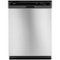 Whirlpool - 24" Front Control Built-In Dishwasher with 55 dBA - Stainless Steel-Front_Standard 