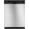 Whirlpool - 24" Front Control Built-In Dishwasher with 55 dBA - Stainless Steel-Front_Standard