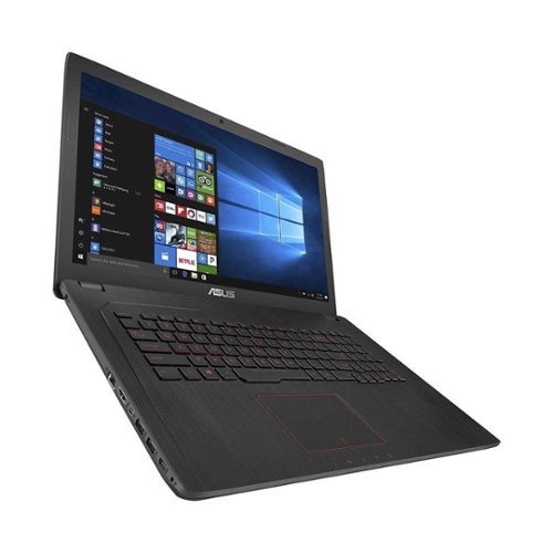 ASUS - 17.3" Laptop - Intel Core i7 - 8GB Memory - NVIDIA GeForce GTX 1050 Ti - 1TB Hard Drive - Black-Front_Standard 