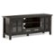 Simpli Home - Kitchener TV Cabinet for Most TVs Up to 66" - Dark Walnut Brown-Front_Standard