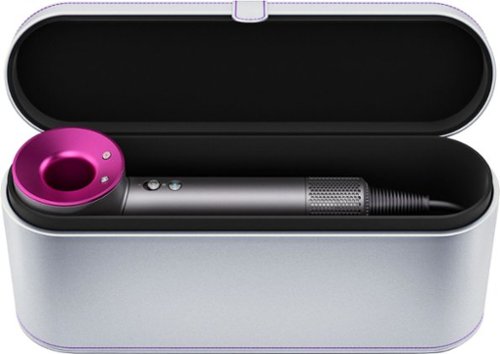 Dyson - Supersonic™ Holiday Edition w/ Platinum Storage Case Hair Dryer - Iron/Fuchsia-Left_Standard