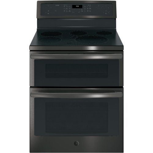 GE - Profile Series 6.6 Cu. Ft. Freestanding Double Oven Electric Convection Range-Front_Standard 