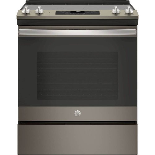 GE - 5.3 Cu. Ft. Self-Cleaning Slide-In Electric Range-Front_Standard 