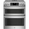 6.7 Cu. Ft. Slide-In Double Oven Electric Induction Convection Range-Front_Standard