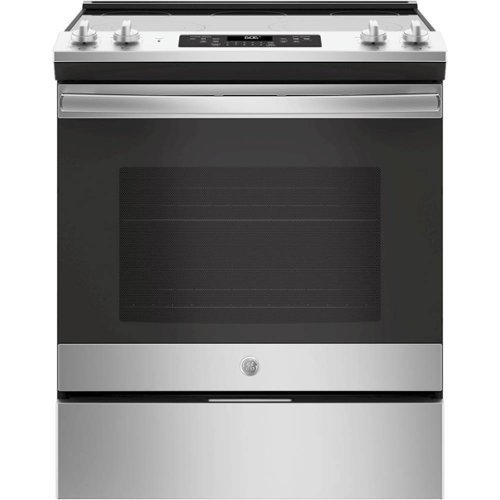 GE - 5.3 Cu. Ft. Self-Cleaning Slide-In Electric Range-Front_Standard 