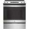 GE - 5.3 Cu. Ft. Self-Cleaning Slide-In Electric Range - Stainless Steel-Front_Standard