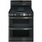 GE - 6.8 Cu. Ft. Freestanding Double Oven Gas Convection Range - Black Stainless Steel-Front_Standard