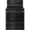 LG - 6.3 Cu. Ft. Freestanding Electric Convection Range - Matte Black Stainless Steel-Front_Standard