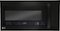 LG - 2.0 Cu. Ft. Over-the-Range Microwave with Sensor Cooking - PrintProof Matte Black Stainless Steel-Front_Standard