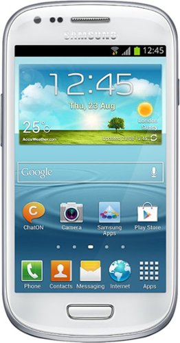  Samsung - Galaxy S III Mini VE Cell Phone (Unlocked) - White
