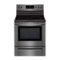 Frigidaire - 5.3 Cu. Ft. Self-Cleaning Freestanding Electric Range - Black Stainless Steel-Front_Standard
