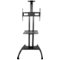 Kanto - MTM Mobile TV Stand for Most Flat-Panel TVs Up to 65" - Black-Front_Standard 