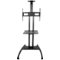 Kanto - MTM Mobile TV Stand for Most Flat-Panel TVs Up to 65" - Black-Front_Standard