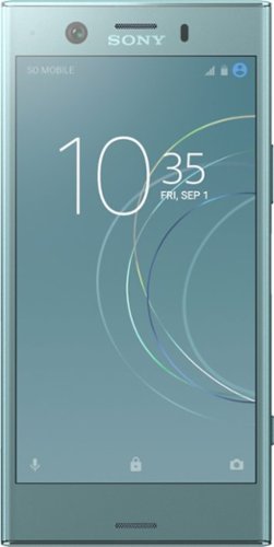 Sony - Refurbished XPERIA XZ1 Compact 4G LTE with 32GB Memory Cell Phone (Unlocked) - Lagoon Blue-Front_Standard 
